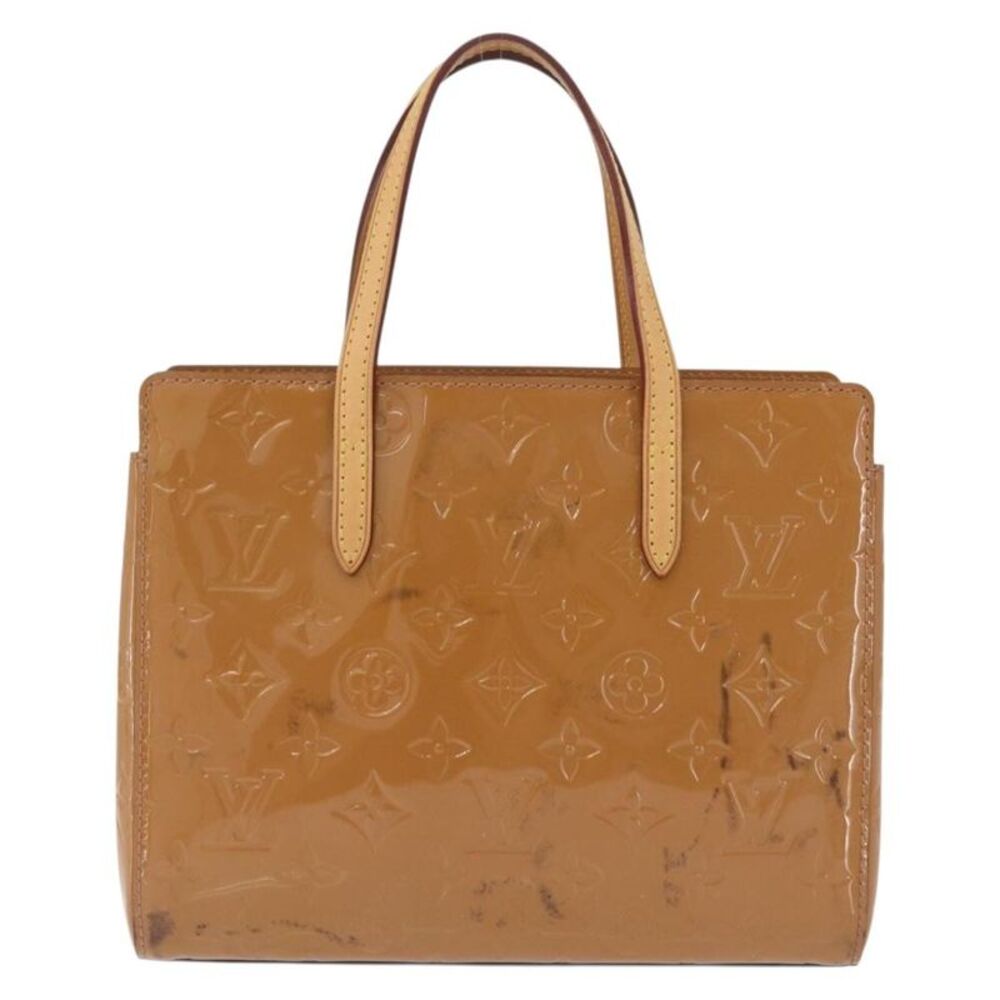 Louis Vuitton Catalina Monogram Vernis Brown Patent_Leather Handbag